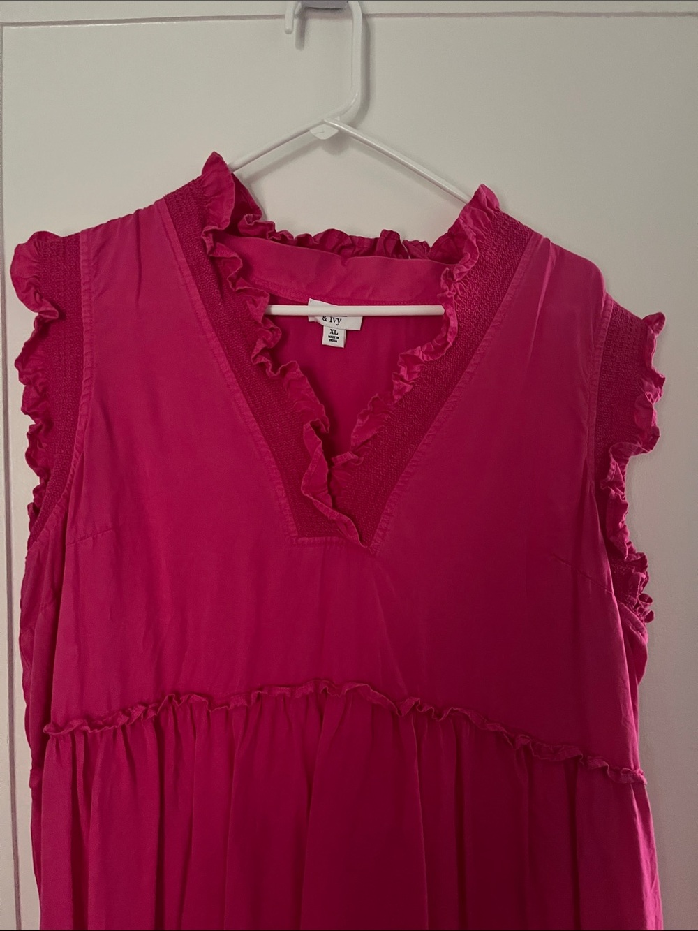 Crown and Ivy Pink Mid-length Casual Dress - Picture 5 of 6